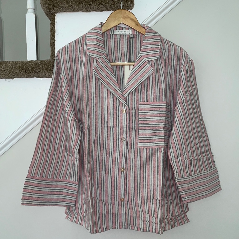 🆕 MODODOC • Button-Up Top